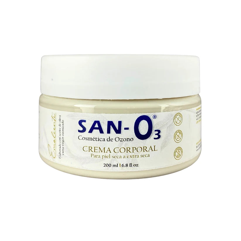 Crema corporal con ozono para piel seca SAN-O3