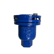 Válvula de admisión y expulsión de aire de hierro dúctil 250 CWP Marca RUD FIG. DAX de 1 1/2" - Bioaplicaciones