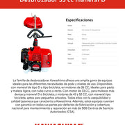 Desbrozador 33 cc maneral D Kawashima DT33K - Bioaplicaciones