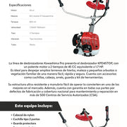 Desbrozador Kawashima PRO 45cc 2 Tiempos Nueva generacion Kawashima Pro KPD45TOP - Bioaplicaciones