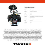 Desbrozador recto 33 cc Takashi DTM33K - Bioaplicaciones