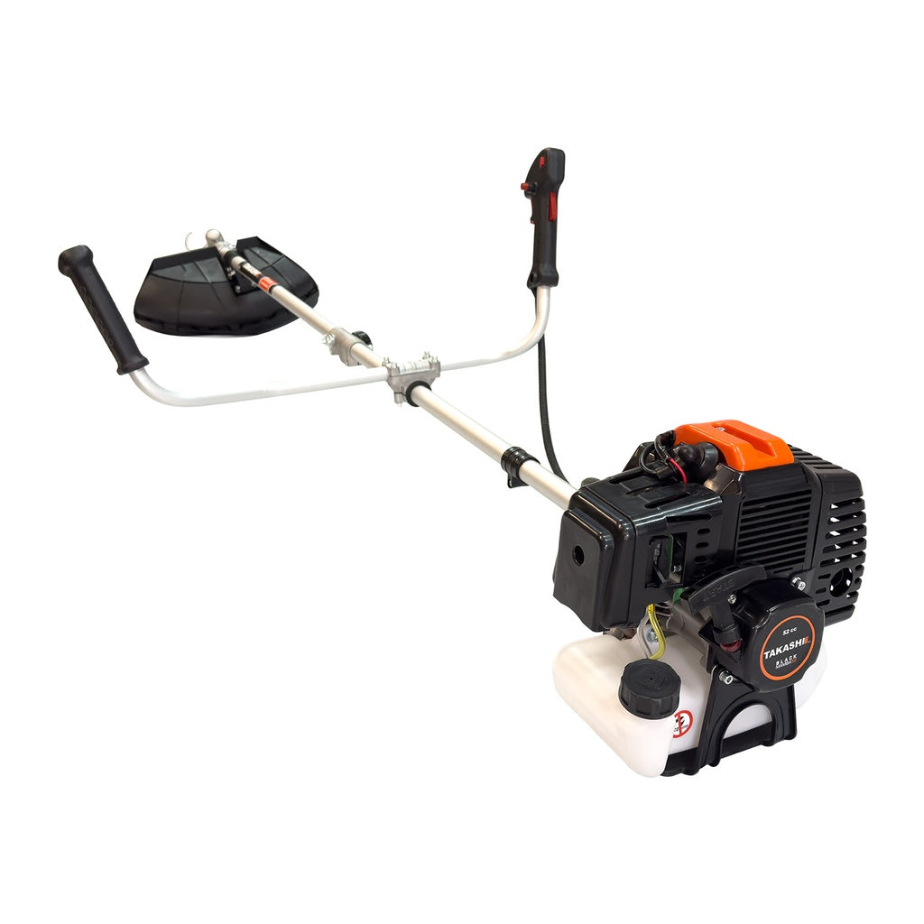 Desbrozador recto de 52 cc con cuernos y eje partido Takashi BLACKMAMBA52