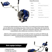 Desbrozador recto de 52 cc con cuernos y eje partido Power Hunt ELITE52 - Bioaplicaciones
