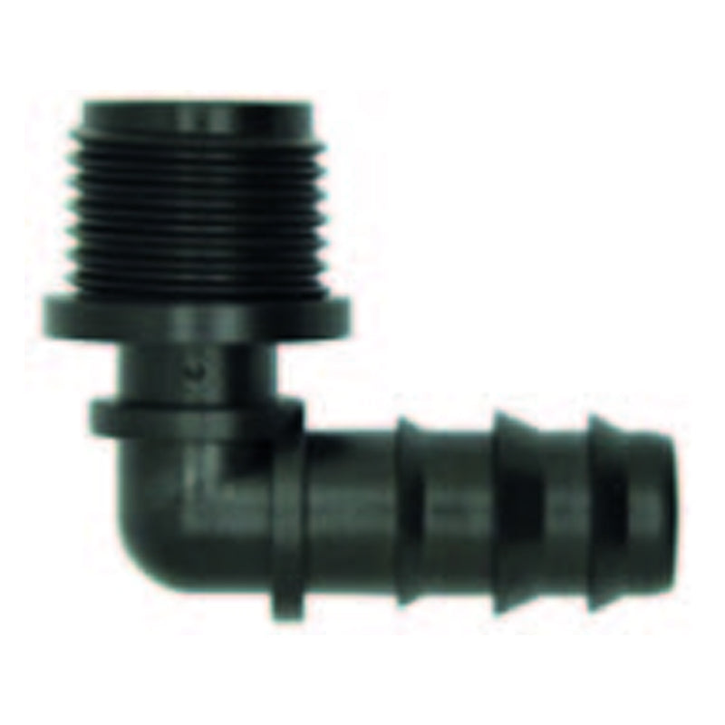 Codo 90° manguera 16 mm x rosca macho 1/2" - bolsa con 100 piezas - Modelo ECO21612