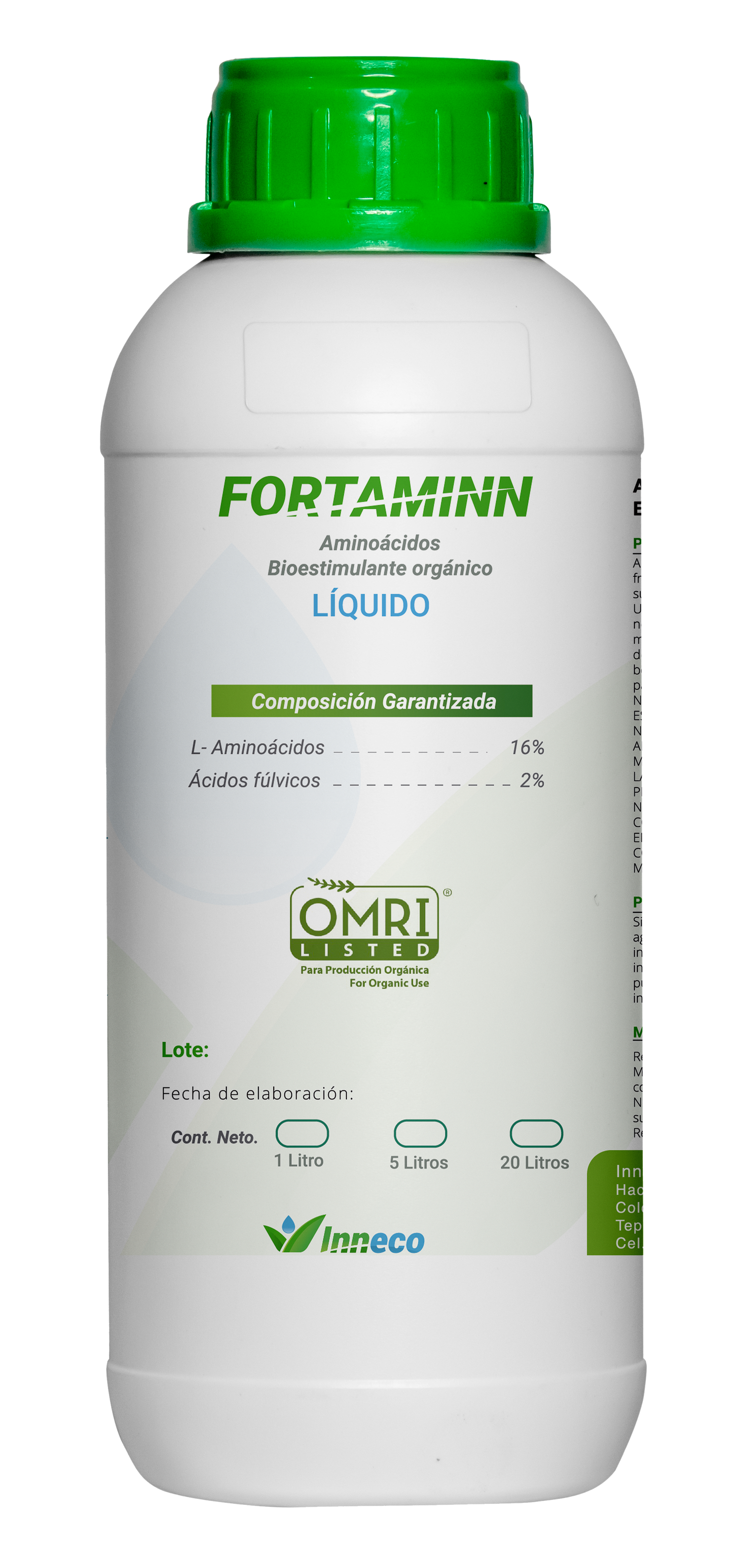 Fortaminn Bioestimulante agrícola (Aminoácidos) - 1 L