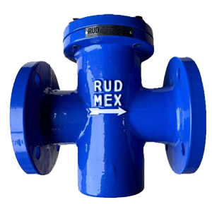 Filtro en "T" de hierro dúctil 250 CWP Marca RUD FIG. D237 de 6"