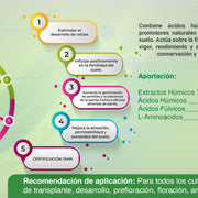 Fortiterra Biomejorador de suelos (Ácidos húmicos) - 1 L