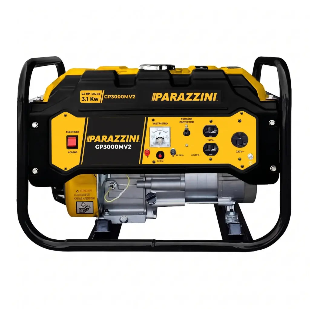 Generador Parazzini 3.0kW 110/220V 28A - Aislamiento Clase F Profesional Parazzini GP3000MV2
