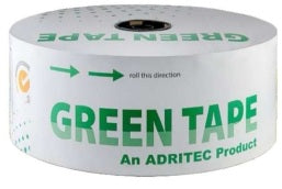 CINTA GREEN TAPE 17MM 5MIL, 1.0LPH GOTERO A 10CM, ROLLO 3500M