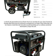 Generador Power Hunt  9000 W Power Hunt GPH9000W - Bioaplicaciones