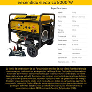 Generador Soldador 16 hp encendido electrico 8000 W Parazzini GP153500 - Bioaplicaciones
