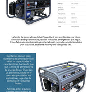 Generador de MAX 3000W Power Hunt GPH3000W - Bioaplicaciones