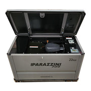 Generador estacionario a gas LP de 22 Kw (no incluye bateria) - Trifasico Parazzini Pro GH26000E-A