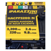 Hidrolavadora de Agua Caliente Parazzini Pro 3200 Psi Parazzini Pro HACPP3200-N