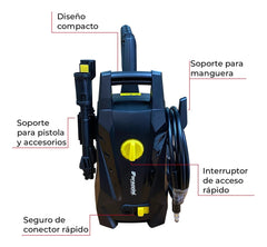 Hidrolavadora eléctrica Parazzini 1450 psi