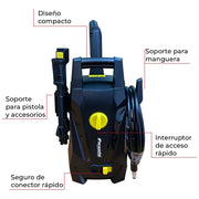 Hidrolavadora eléctrica 1450 Psi Parazzini HPULTRA1200 - Bioaplicaciones
