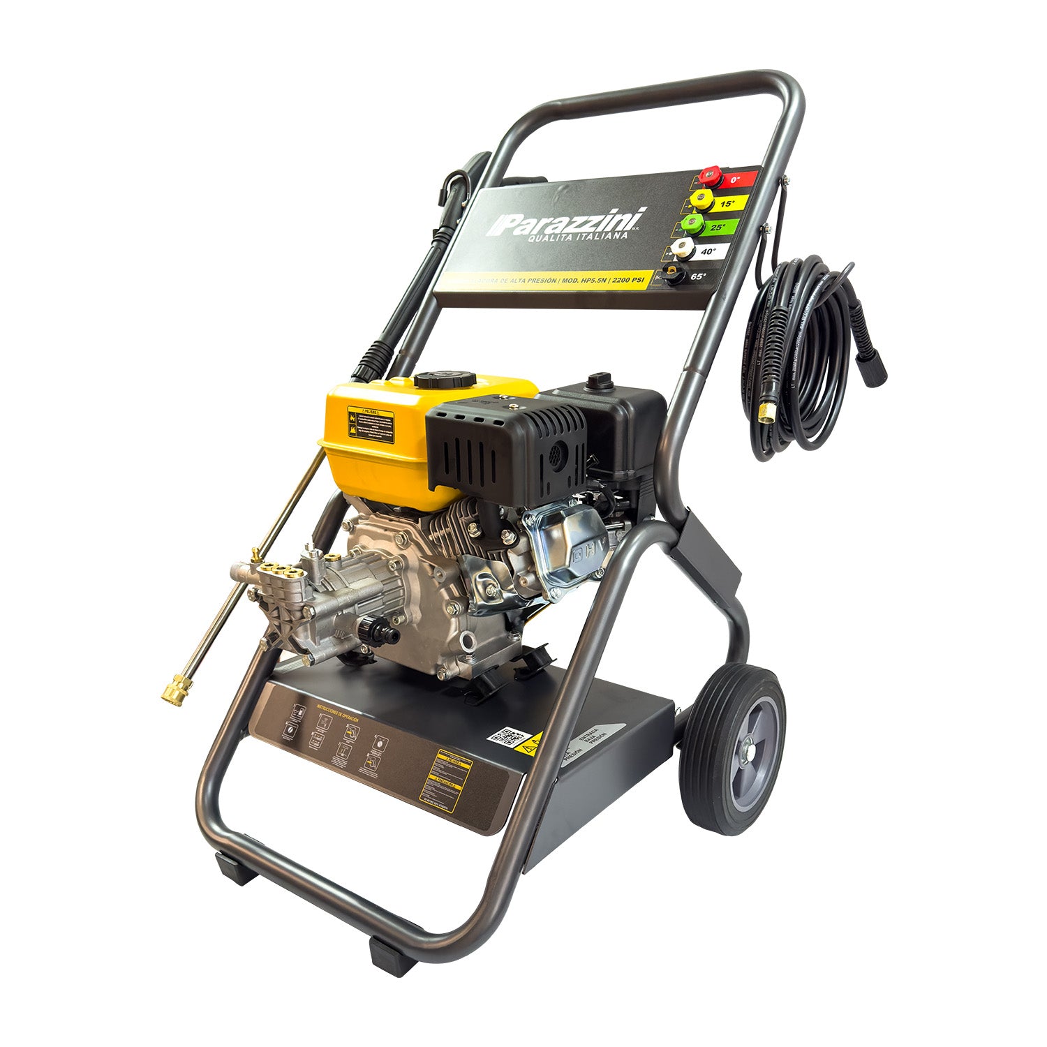 Hidrolavadora a gasolina Parazzini 5.5 hp