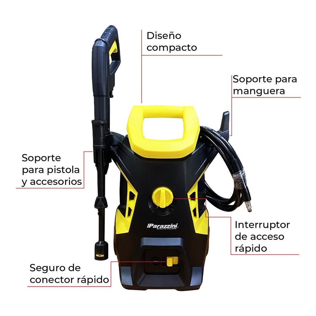 Hidrolavadora eléctrica 1880 Psi Parazzini HPULTRA1600