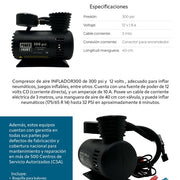 Kit compresor 25L doble conexión rapida manguera 3mts y pistola de gravedad Power Hunt COMPHKIT25L - Bioaplicaciones