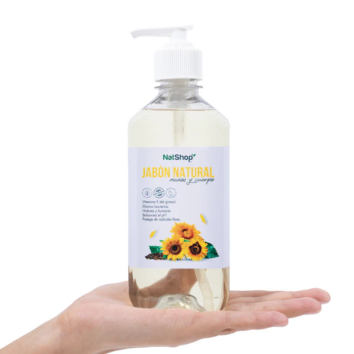 Jabón natural para manos y cuerpo - Vitamina E 500ml