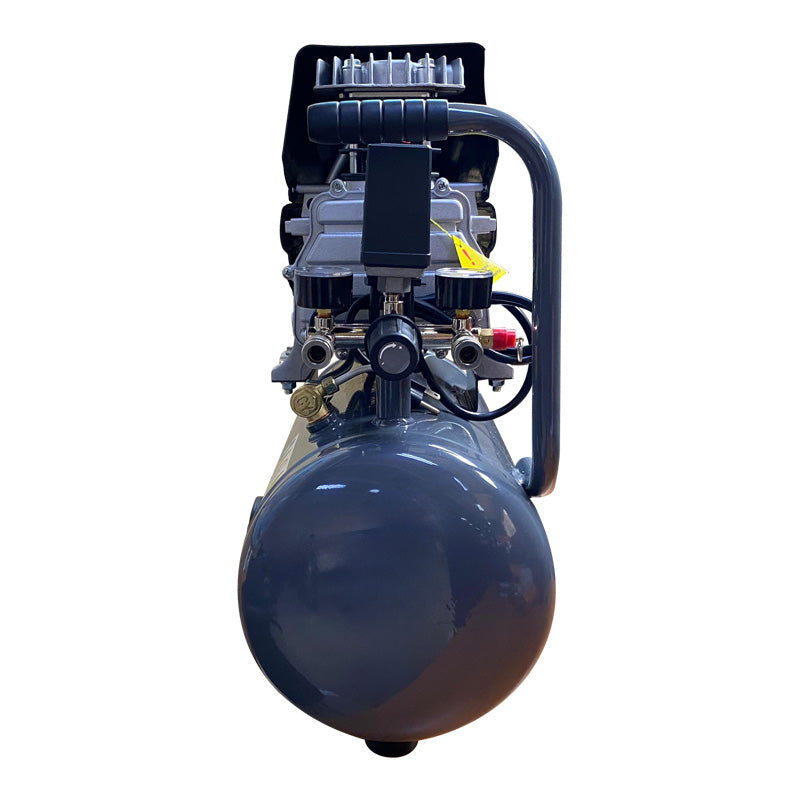 Kit compresor 25L doble conexión manguera 3 mts y pistola de gravedad Power Hunt COMPHKIT25L