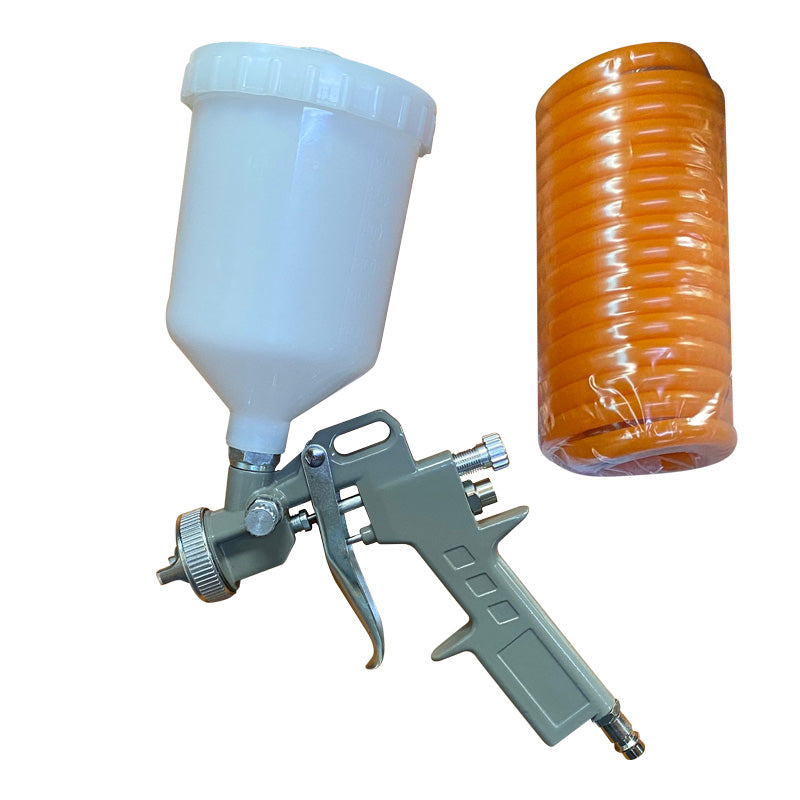 Kit compresor 25L doble conexión manguera 3 mts y pistola de gravedad Power Hunt COMPHKIT25L