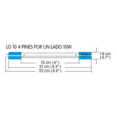 Foco germicida Instalamp 10 W (212) LG10