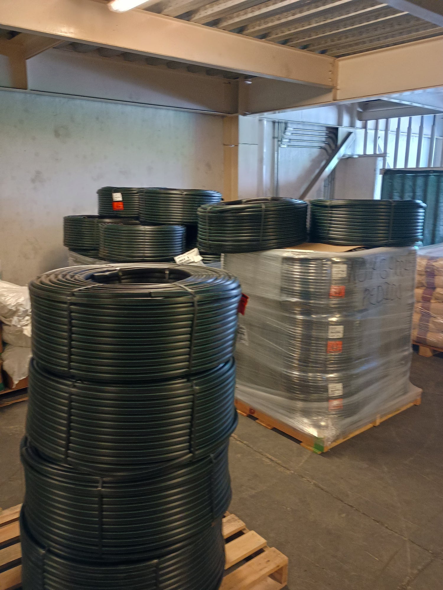 GREEN STRIPE TUBING 16MM (0.540IN ID) 35MIL, 1000FT COIL
