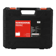 Mini motosierra inalámbrica Kawashima 4”, 14.4/16.8V, 2×1.5Ah, cargador Single Line, estuche plástico Kawashima MSK4SLP