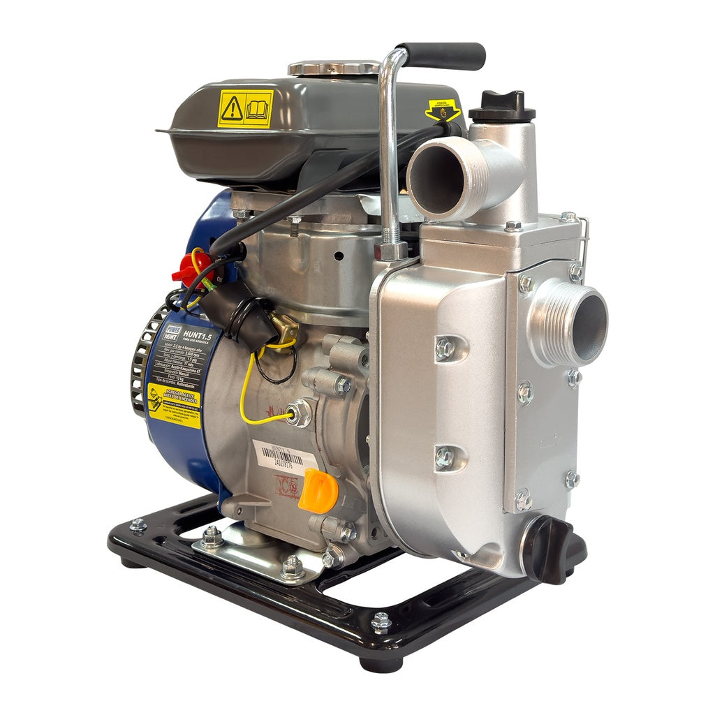 Motobomba 2.5 hp 4 tiempos ohv autocebante 1.5 pulg Power Hunt HUNT1.5