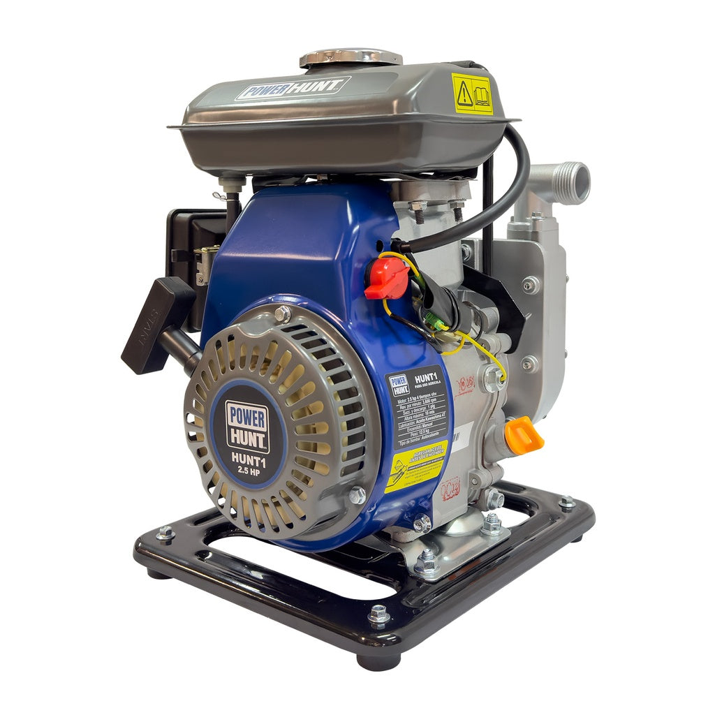 Motobomba Power Hunt 2.5 hp 4 tiempos ohv autocebante 1 pulg Mod HUNT1