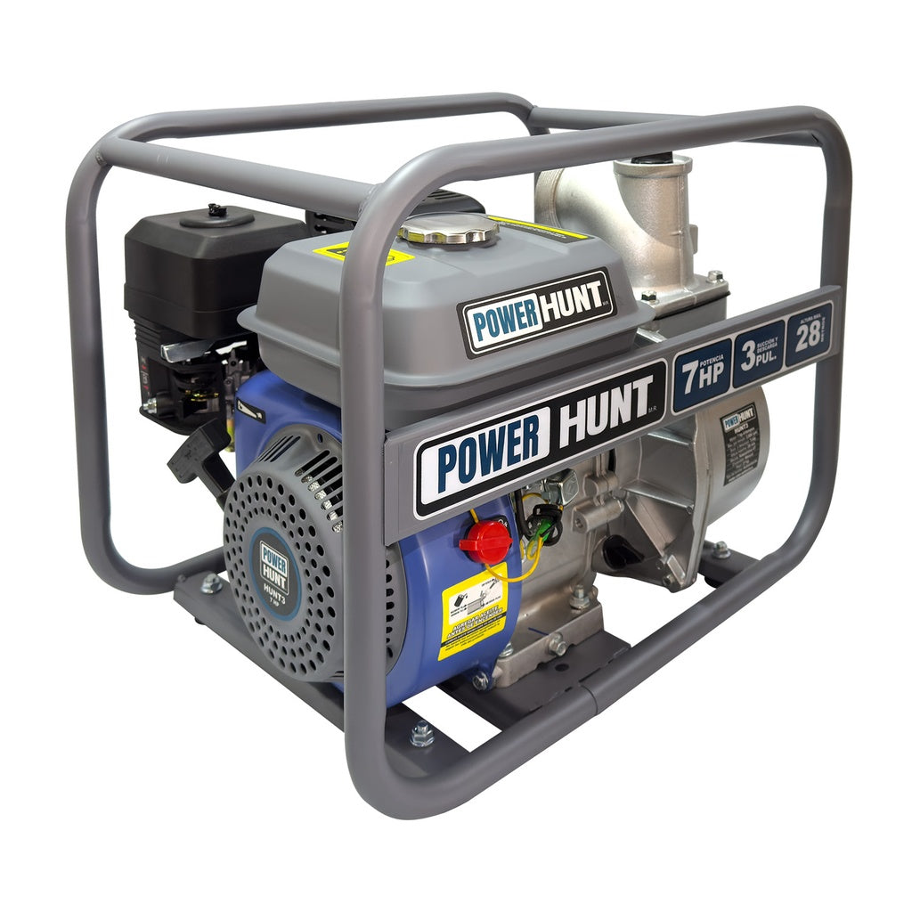 Motobomba 7 hp 4 tiempos autocebante 3 pulg Power Hunt HUNT3