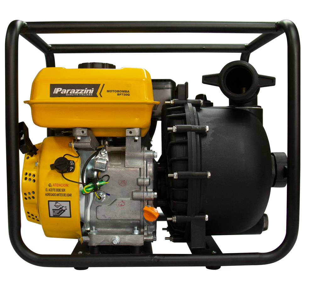 Motobomba 7 hp 4 tiempos ohv quimicos 2 pulg Parazzini BP720Q
