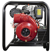 Motobomba 13 hp diesel centrifuga 4 pulg con arranque eléctrico y manual Parazzini BPC1340D - Bioaplicaciones