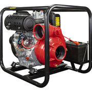 Motobomba 13 hp diesel centrifuga 4 pulg con arranque eléctrico y manual Parazzini BPC1340D - Bioaplicaciones