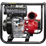 Motobomba 13 hp diesel centrifuga 4 pulg con arranque eléctrico y manual Parazzini BPC1340D - Bioaplicaciones