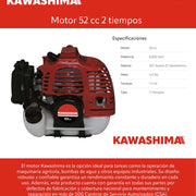 Motor 52 cc 2 tiempos Kawashima MK52