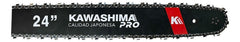 Motosierra profesional Kawashima Pro 72 cc con 2 barras y cadenas de 24 pulg cont: 2 motosierras Mod. MAKO72