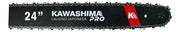 Motosierra profesional 72 cc con 2 barras, 2 cadenas de 24 pulg cont: 2 motosierras Kawashima Pro MAKO72 - Bioaplicaciones