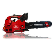 Motosierra profesional 25 cc con 2 barras y cadenas de 12 pulg Kawashima Pro MAKO25 - Bioaplicaciones