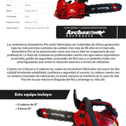 Motosierra profesional 25 cc con 2 barras y cadenas de 12 pulg Kawashima Pro MAKO25 - Bioaplicaciones