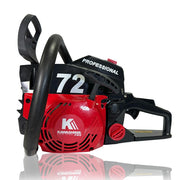 Motosierra profesional 72 cc con 2 barras, 2 cadenas de 24 pulg cont: 2 motosierras Kawashima Pro MAKO72 - Bioaplicaciones