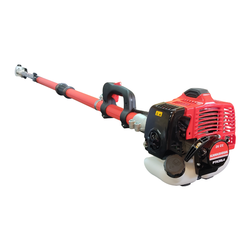 Motosierra telescopica 4 mts. 26 cc barra 10 pulg. Kawashima PTK26L4