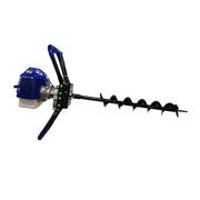 Mototaladro de 52cc con brocas de 10 cm 15 cm y 20 cm Power Hunt TEJON52 - Bioaplicaciones