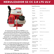 Nebulizador 52 cc 2.8 Lts ULV Kawashima Pro NKP52 - Bioaplicaciones