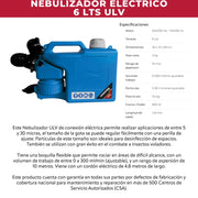 Nebulizador electrico 6 lts ULV Kawashima Pro TKPE - Bioaplicaciones