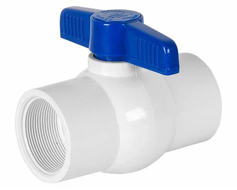 VALVULA BOLA PVC BLANCA 2 PUL CEMENTAR