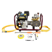 Parihuela 6.5 hp Transmisión Directa kit-Manguera y Carrete Parazzini PPSB6.5AK