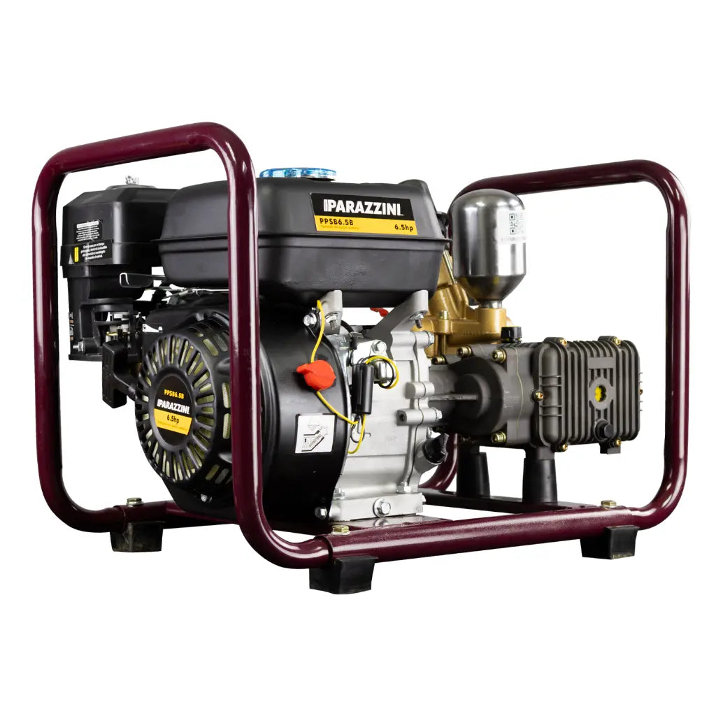 Parihuela 6.5 hp Transmisión Directa tipo M Kit -Manguera y carrete Parazzini PPSB6.5BK