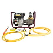 Parihuela 6.5 hp Transmisión Directa tipo M Kit -Manguera y carrete Parazzini PPSB6.5BK